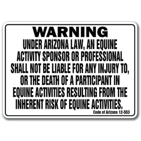 Signmission 14 in Height, Vinyl, 14" x 10", WS-D-1014-Arizona WS-D-1014-Arizona